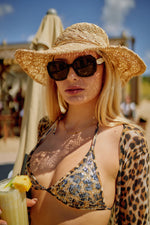 Cargar imagen en el visor de la galería, Gala Top Lentejuelas Print Tigre