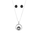 Carica l'immagine nel visualizzatore della galleria, Set di cerchi neri radianti