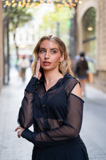 Cargar imagen en el visor de la galería, Blusa Free Negra