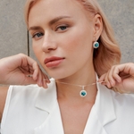 Cargar imagen en el visor de la galería, Collar Circulo Deslumbrante Hade