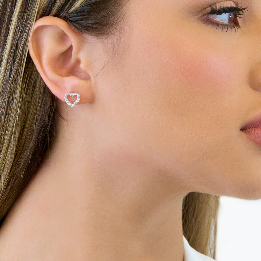 Shiny Heart Earrings