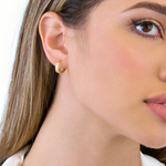 Carica l'immagine nel visualizzatore della galleria, Orecchini bagliore dorato