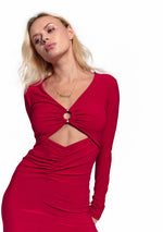 Cargar imagen en el visor de la galería, Imagen de producto de vestido "Isadora" de la marca de moda de diseño Chiarella Store.