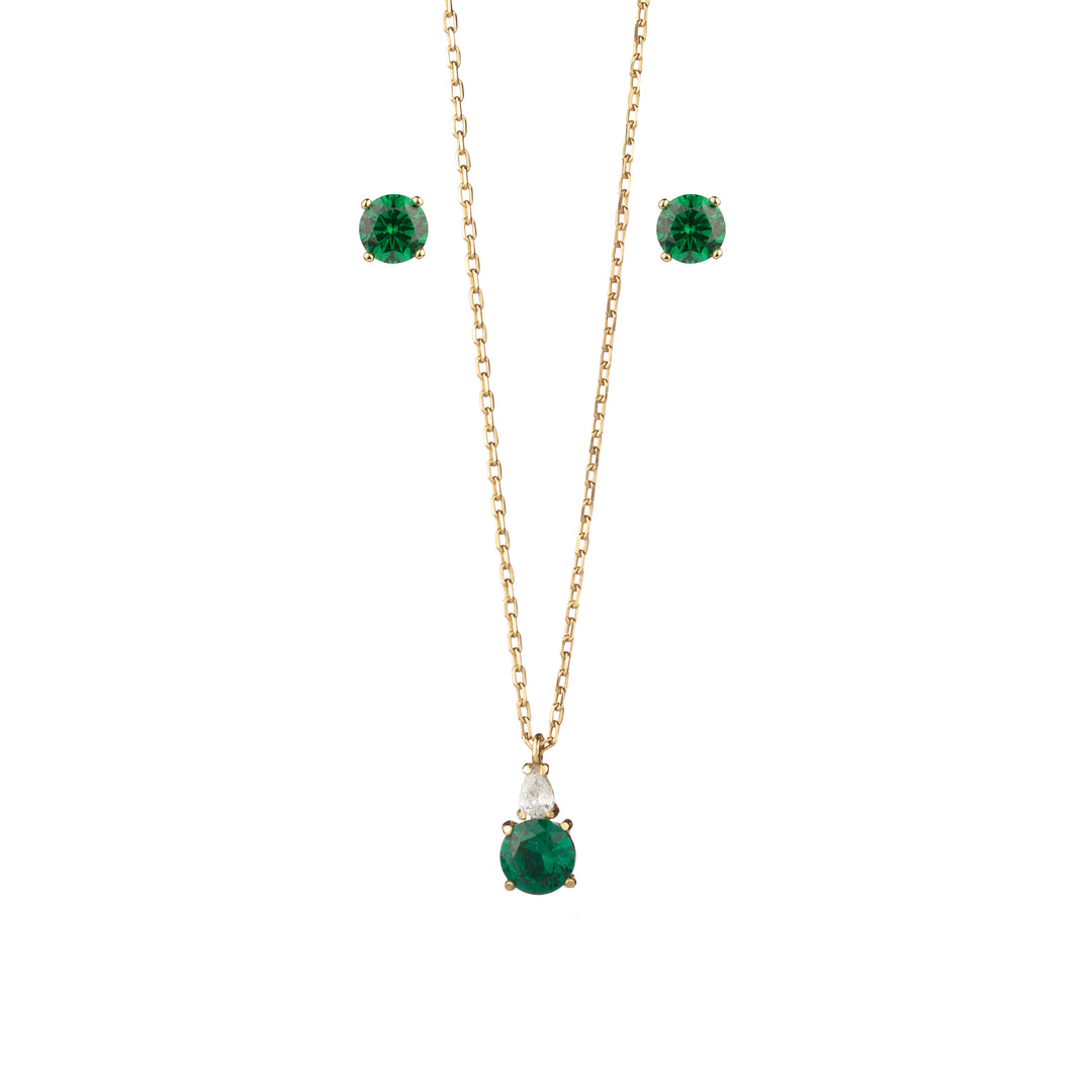 Conjunto Brillante Verde