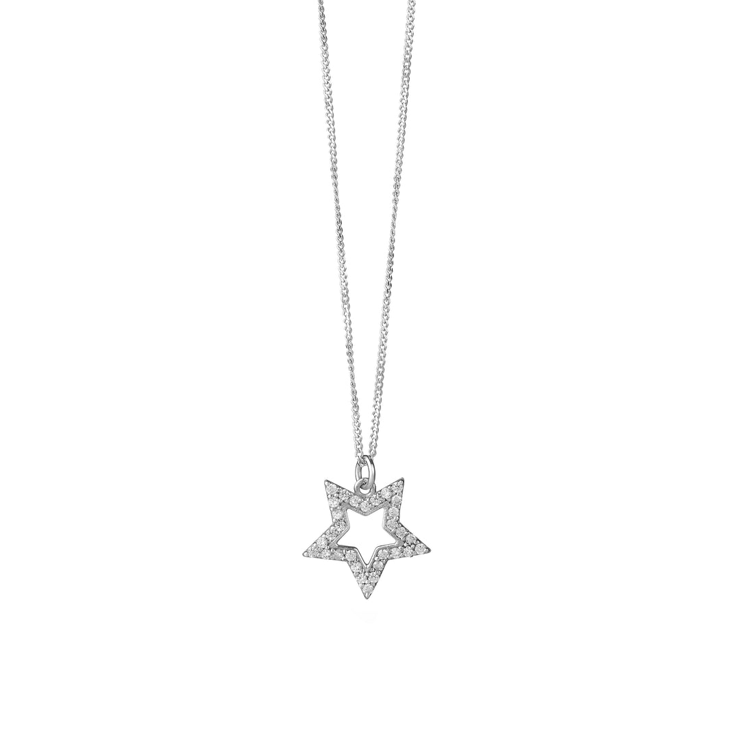 Outline Star Necklace