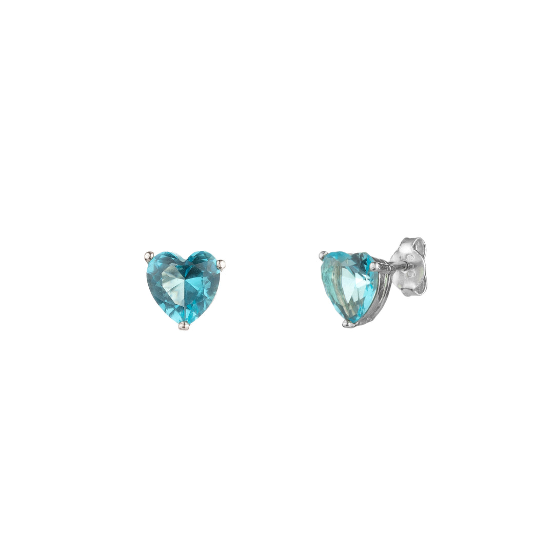 Central Heart Earrings