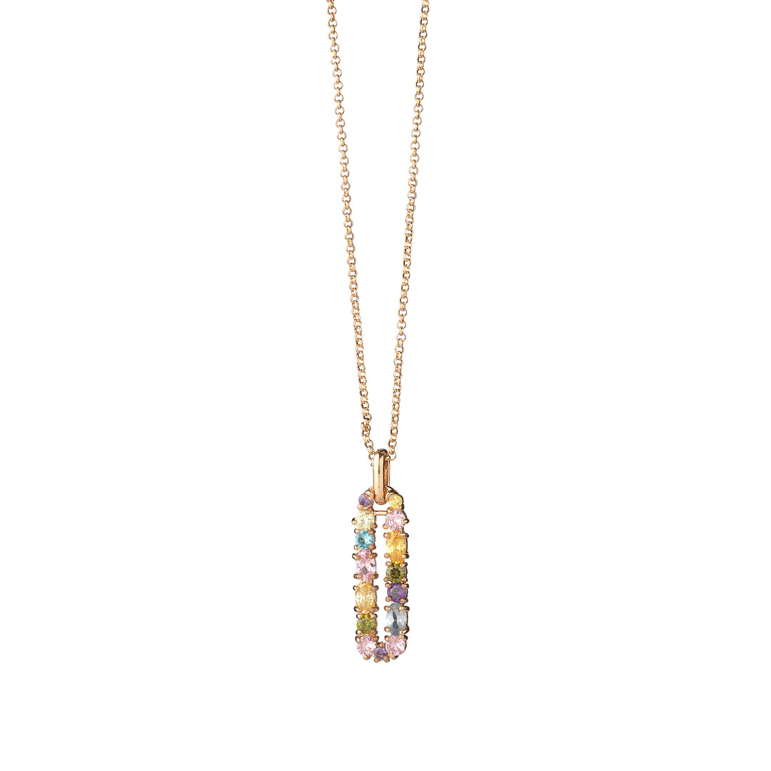 Multicolor Zirconia Necklace