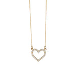 Cargar imagen en el visor de la galería, Outline Heart Necklace

