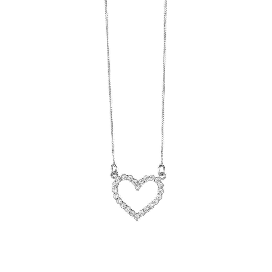 Outline Heart Necklace