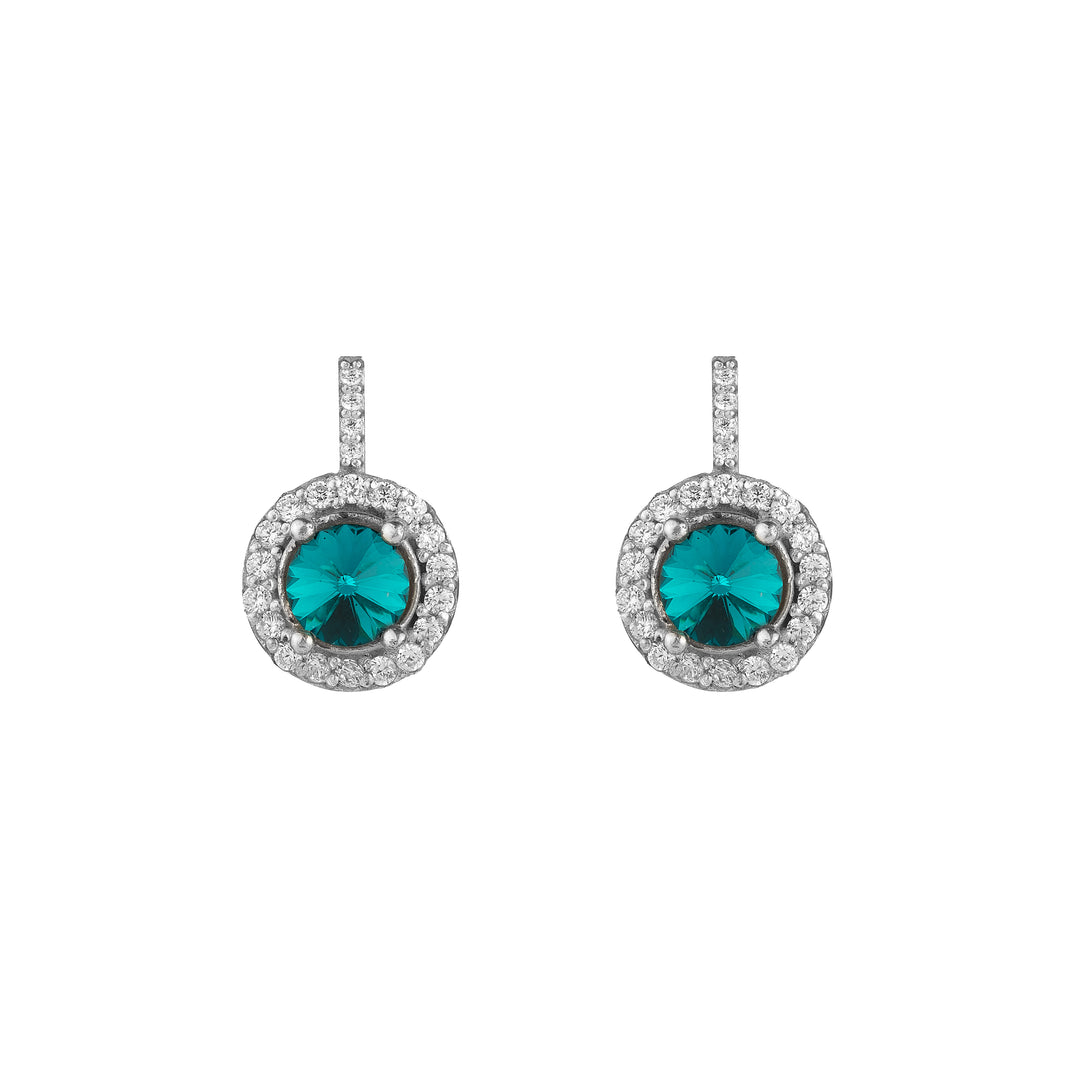 Hade Dazzling Circle Earrings