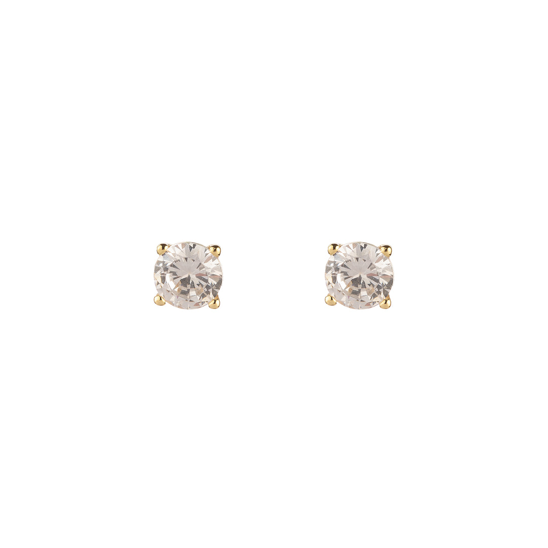 Golden Zircon Earrings