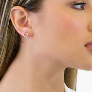 Shiny Heart Earrings