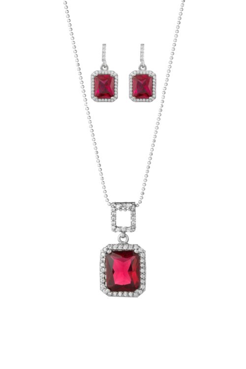 Imagen de producto de collares "Collar Conjunto Pasión Fucsia" de la marca Chiarella Store.