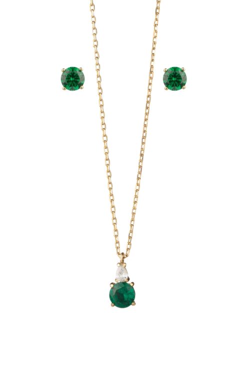 Conjunto Brillante Verde