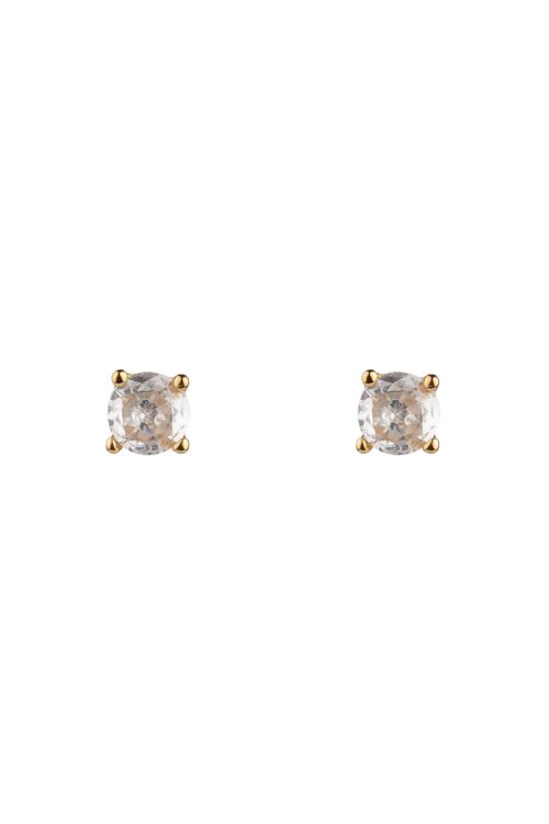 Pendientes Micro Circón Dorado