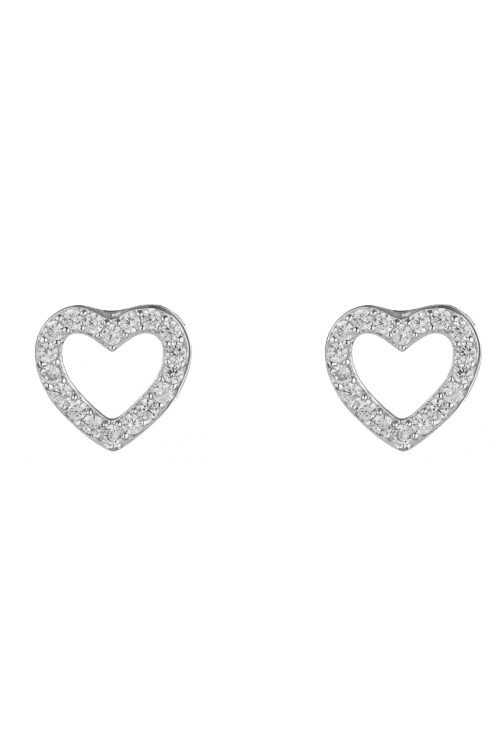 Pendientes Corazón Brillante