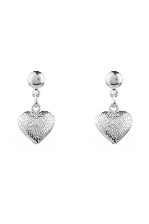 Pendientes Puro Corazón Plata